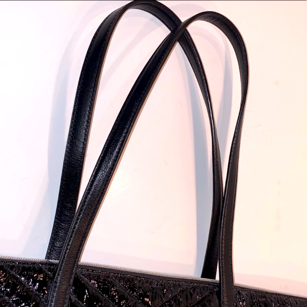 Rebecca Minkoff Stella Extra Large Chevron Zip Top Tote Bag NEW - Picture 7 of 10
